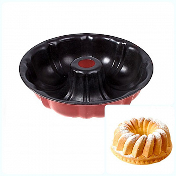 Форма Саварин для выпечки металлическая антипригарная | ∅ 20, 24, 26 см