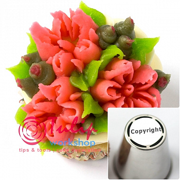 Насадка Малазийский Цветок №220 Фиалка Гармония | XL размер (Russian Flower Nozzle XL size # 220 Sun-dancer Cup | XL size | By Tulip Workshop)