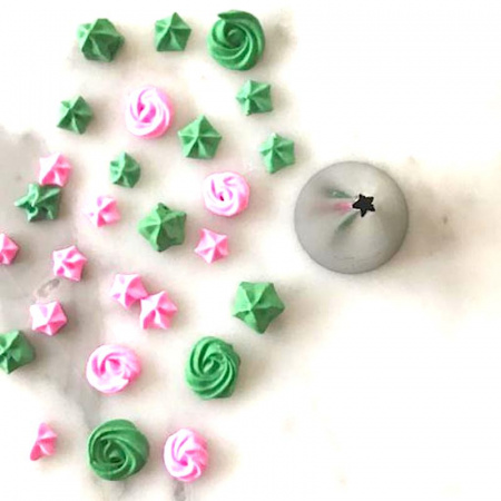 Кондитерская насадка открытая звезда №15 Tulip™ мини размер (diam. 2.5 mm; 5 лучей)