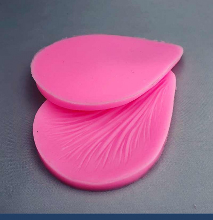 Молд силиконовый (вайнер) лепесток Пиона (0), комплект 2 части (70•50 мм)