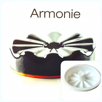 Силиконовая форма 3D для муссового торта | Армони ∅180 мм