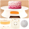 Поворотный столик ∅ 28 см с фиксатором и разметкой | Люкс