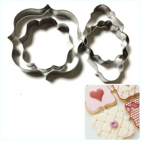 Вырубка стальная Герб 3-6 см | Набор 4 фигуры