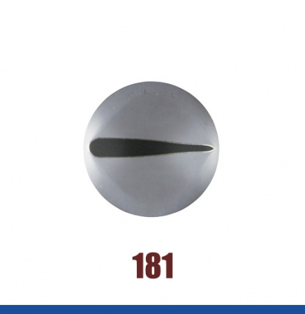 Кондитерская насадка 181(1217) Tulip, Корея, прямой лепесток с округлой прорезью 18 мм Кондитерская насадка 181(1217) Tulip, Корея, прямой лепесток с округлой прорезью 18 мм