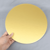 Подложка для торта усиленная Золото 2.5 мм, Ø 200 мм