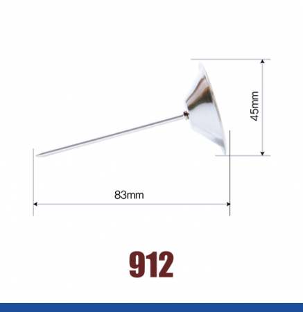Кондитерский гвоздик 912, 912D Tulip™ вогнутый для лилий Ø 40 мм Кондитерский гвоздик 912, 912D Tulip™ вогнутый для лилий Ø 40 мм