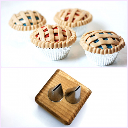 Кондитерская насадка лента №44 Tulip™ (Smooth Basketweave) Кондитерская насадка лента №44 Tulip™ (Smooth Basketweave)