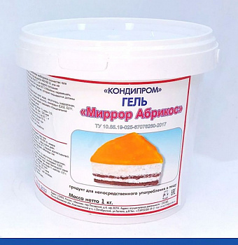 Кондитерский гель Абрикосовый 1 кг Кондитерский гель Абрикосовый 1 кг