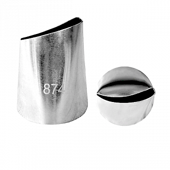 Кондитерская насадка лепесток розы большой изогнутый 874 | Эконом