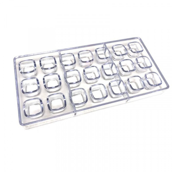 Поликарбонатная форма для шоколада 275*135*24 мм | Купол прям (эконом)